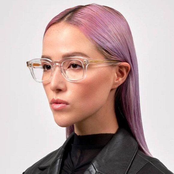 Dita WAYLUN-DTX-722-A-02 Eyeglasses Crystal Square 48mm Frame - Picture 1 of 12